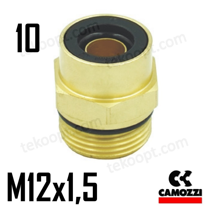 ФИТИНГ 10-М12Х1,5 ПРЯМОЙ CAMOZZI C9512 10-M12X1,5 C9512 10-M12X1,5