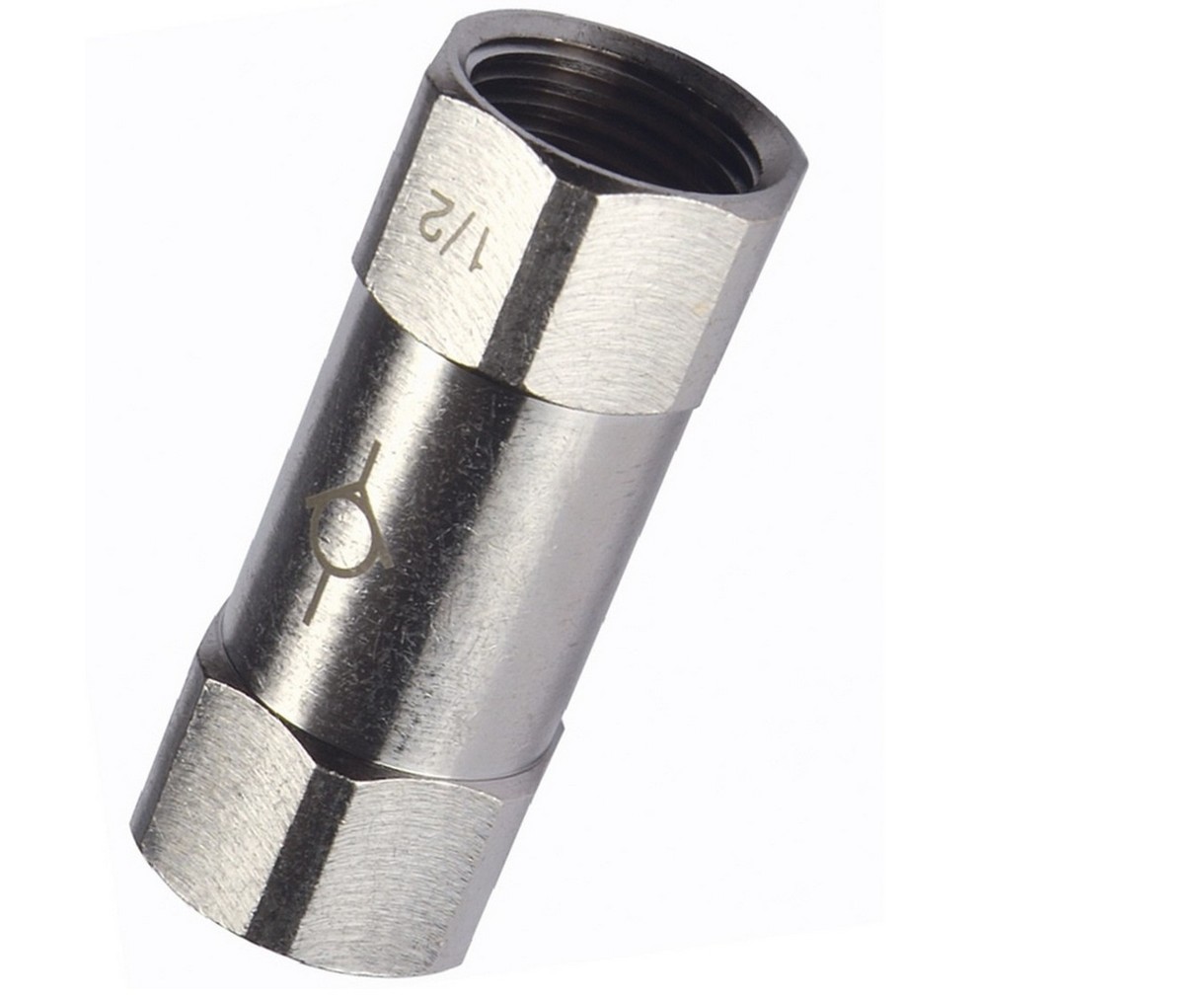 Фитинг G1/2-G1/2 обратный клапан резьба внут./внут. CDC Pneumatics CVFFG04G04 CVFFG04G04