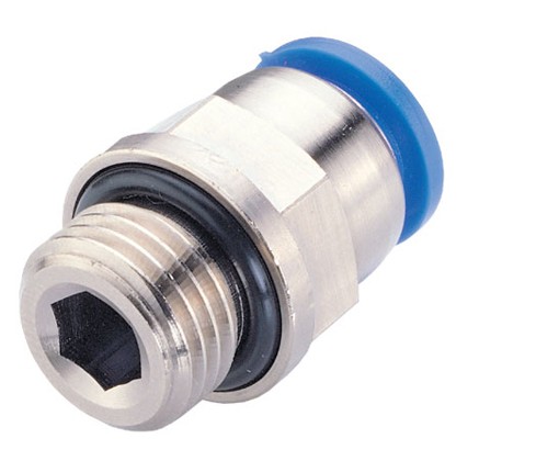 Фитинг  8-М16 прямой CDC Pneumatics PC08-M16 PC08-M16