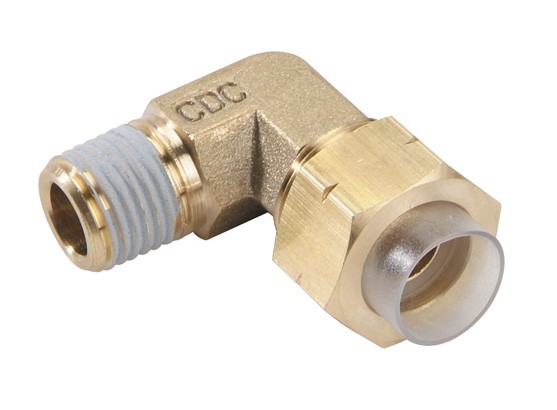 Фитинг  8-R1/4 угловой латунный CDC Pneumatics CL0806-02 CL0806-02
