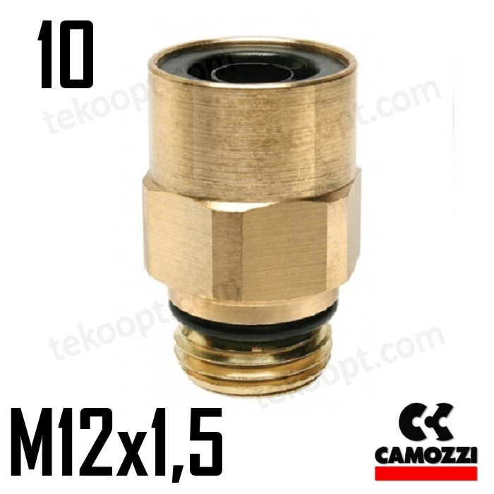 ФИТИНГ 10-М12Х1,5 ПРЯМОЙ CAMOZZI 9512 10-M12X1,5C 9512 10-M12X1,5C