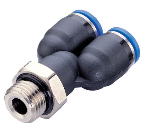 Фитинг 10-G1/8 Y-образный CDC Pneumatics PWT10-G01 PWT10-G01